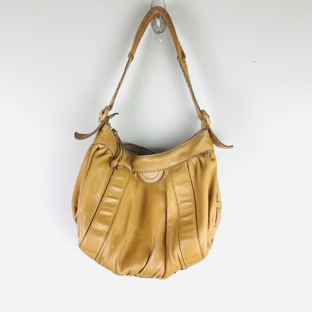 Cole Haan Tan Leather Hobo Bag